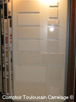 carrelage mural blanc format : 07,5x15, 15x15, 20x20 - Faence 1er choix