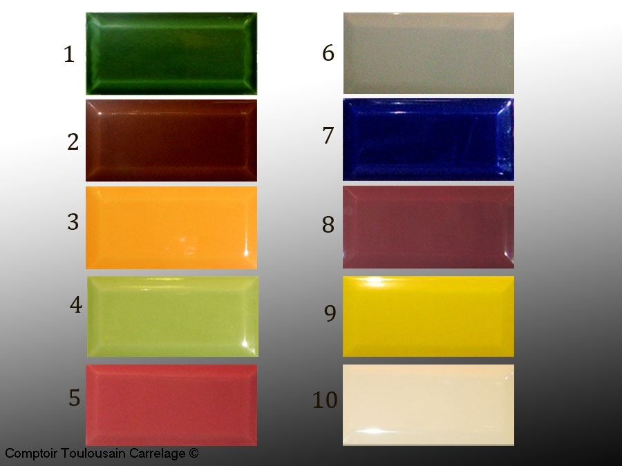 Carrelage metro 7,5x15 épaisseur 9mm nouvelles couleurs 7,5x15 ... Carrelage cuisine couleur