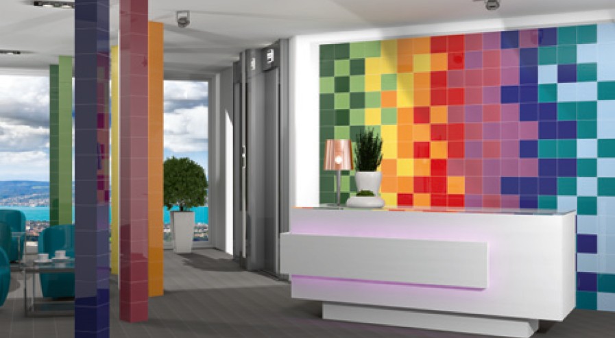 Carrelage mural faïence couleur carrelage salle de bain carrelage Bains Couleur de désign salle