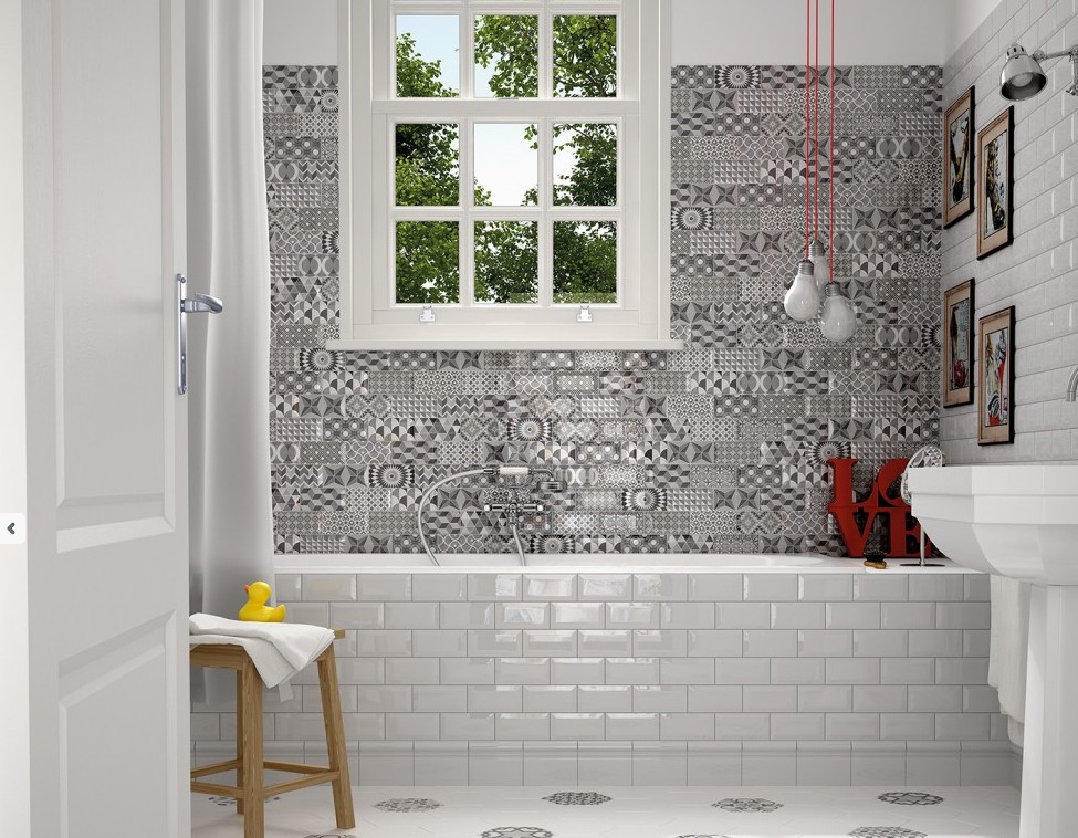 Carrelage mural 7,5x15 metro patchwork equipe ceramicas 7,5x15 ... De cuisine Ciment décor Carreaux