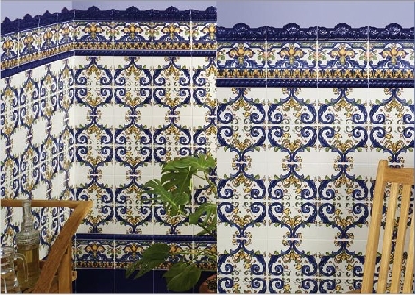 Carrelage andalous 15x20 Zocalo - Azulejos 1er choix