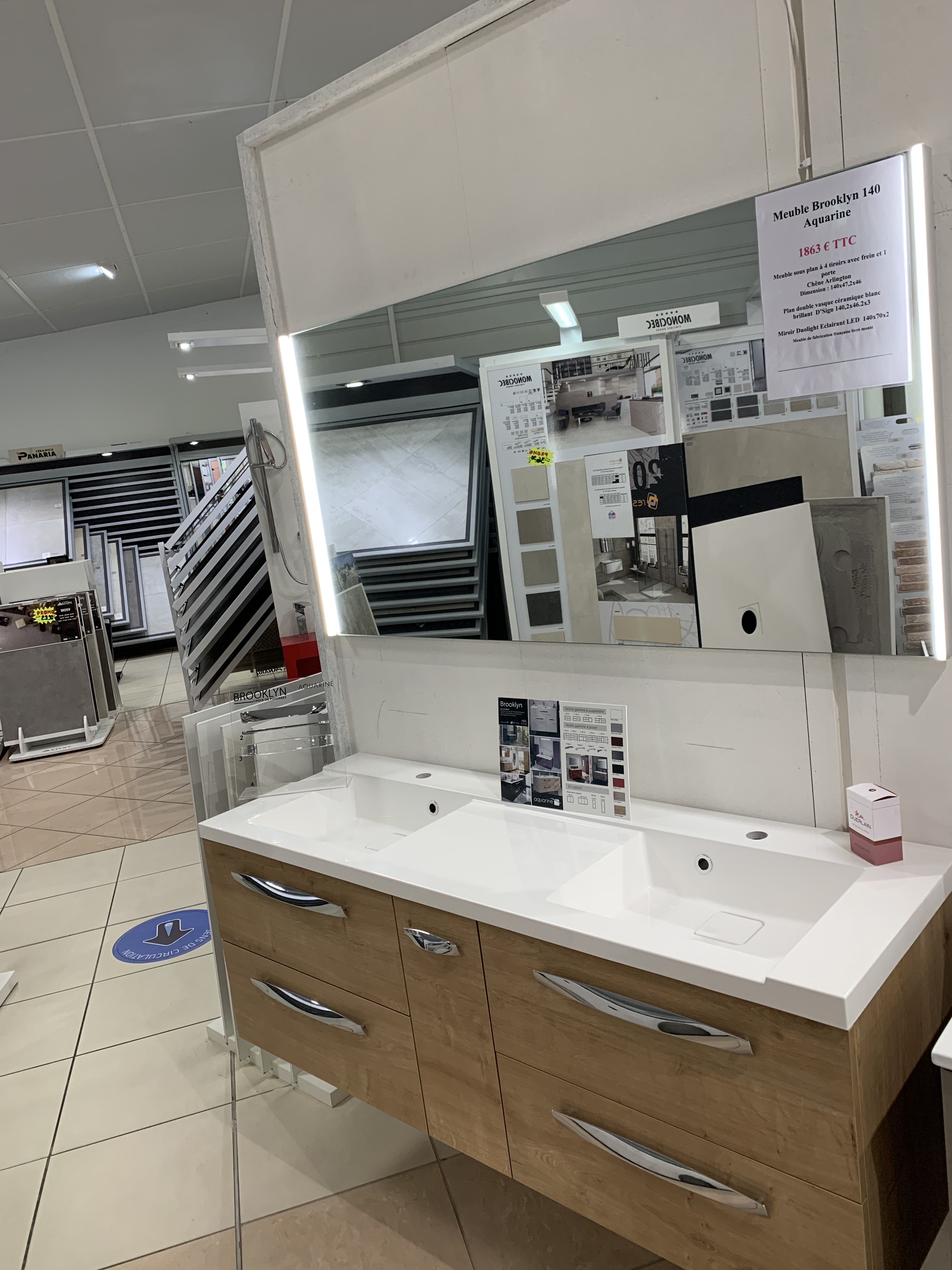 Meuble Salle De Bains 140 Brooklyn Aquarine Aquarine Salle De Bains Meuble De Salle De Bains