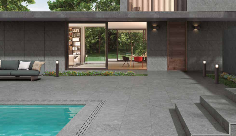 Carrelage 60x60 S-Tone Grey R11 20mm - Vitacer