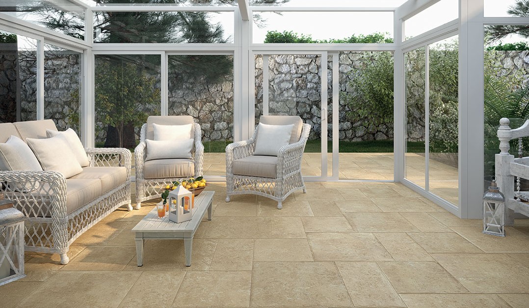 Carrelage extrieur 60x60 Matire Grip Beige R11 A+B+C